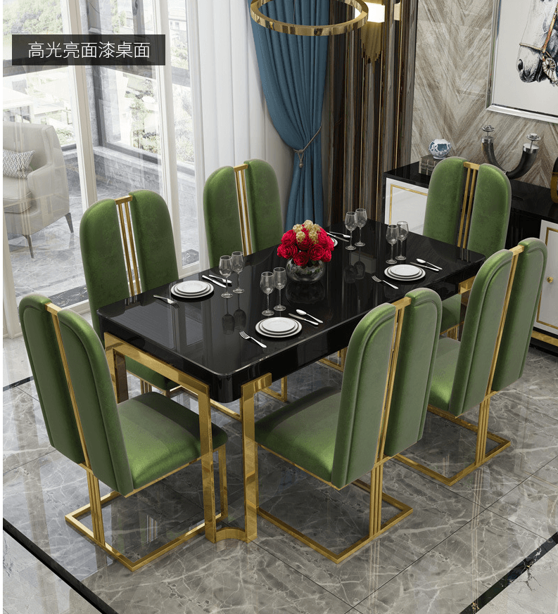 金匠家具輕奢餐桌33