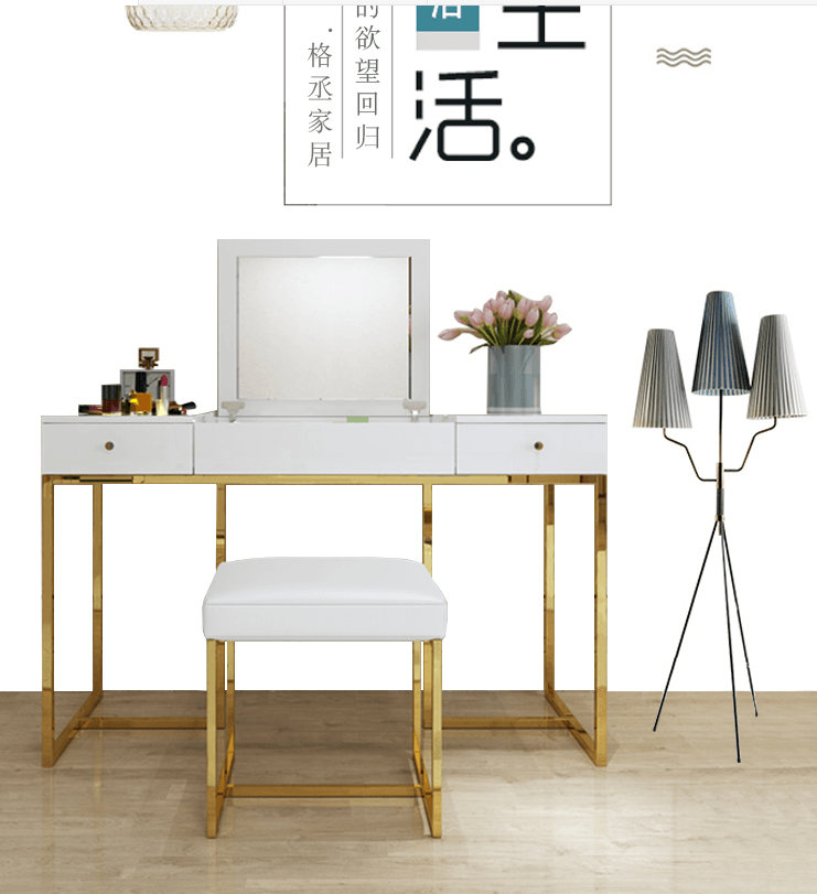金匠家具輕奢梳妝臺(tái)15