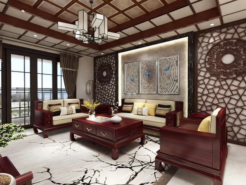 闊葉黃檀紅木家具產品10