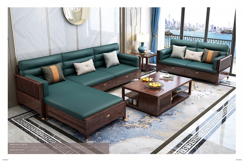 源邦欣榮諾美家紅橡極簡系列家具產品15