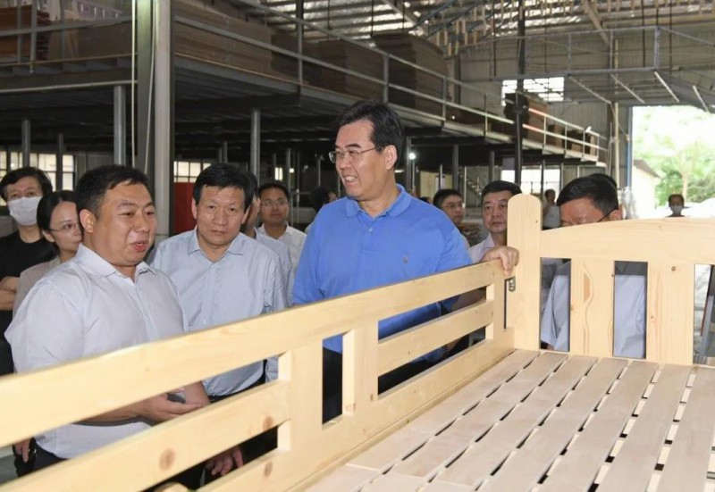 李炳軍在南康區(qū)蹲點調研：加快推進現(xiàn)代家具產業(yè)轉型升級做大做強4