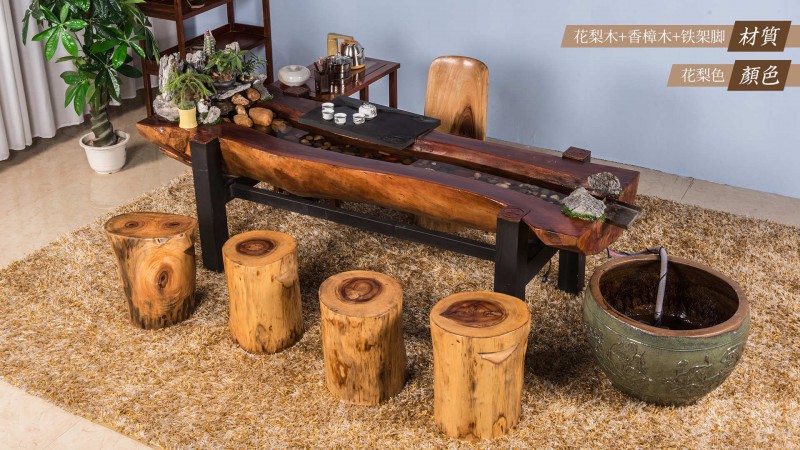 江西南康茶友軒實木茶臺產品41