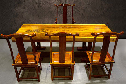 江西贛州南康實(shí)木大板茶桌茶臺14