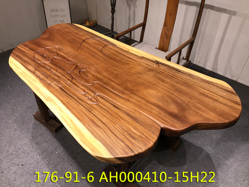 江西贛州南康實(shí)木大板茶桌茶臺24