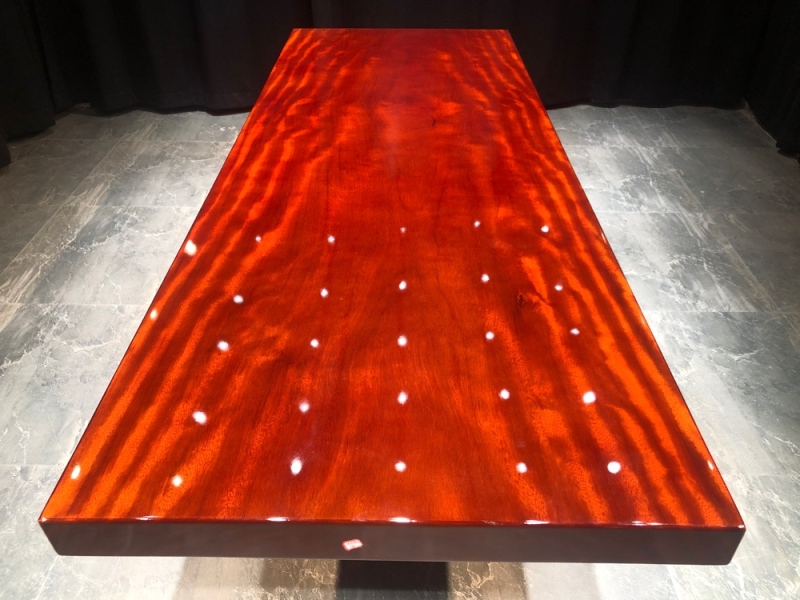 江西贛州南康實(shí)木大板茶桌茶臺28