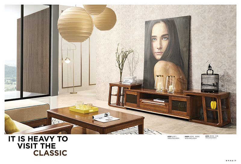 慶富家具，金木尚品北歐現代實木家具產品14