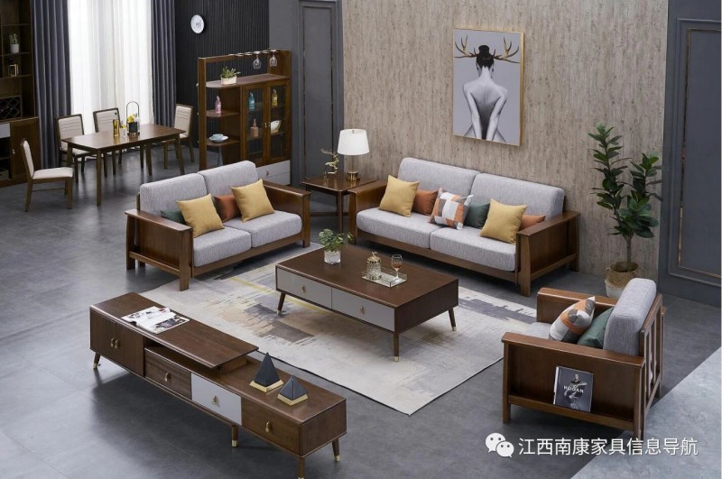 江西南康金絲檀木家具產品9