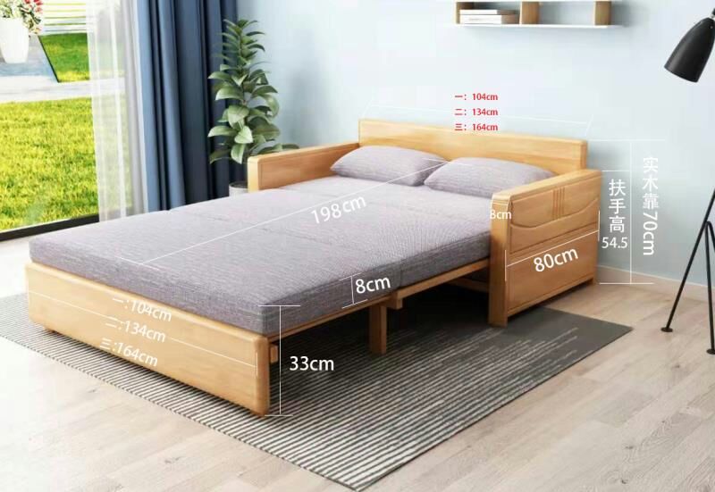 江西南康木公子沙發床4