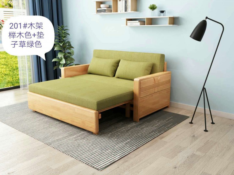 江西南康木公子沙發床5