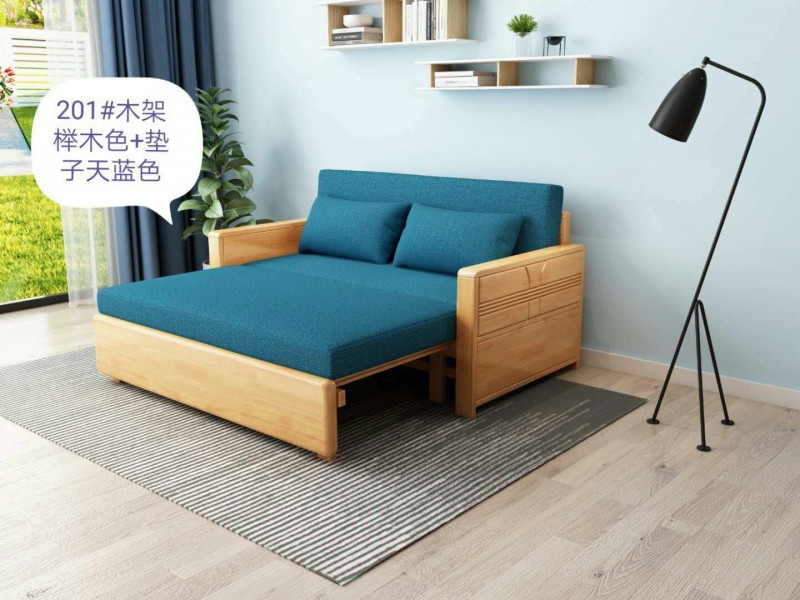 江西南康木公子沙發床6