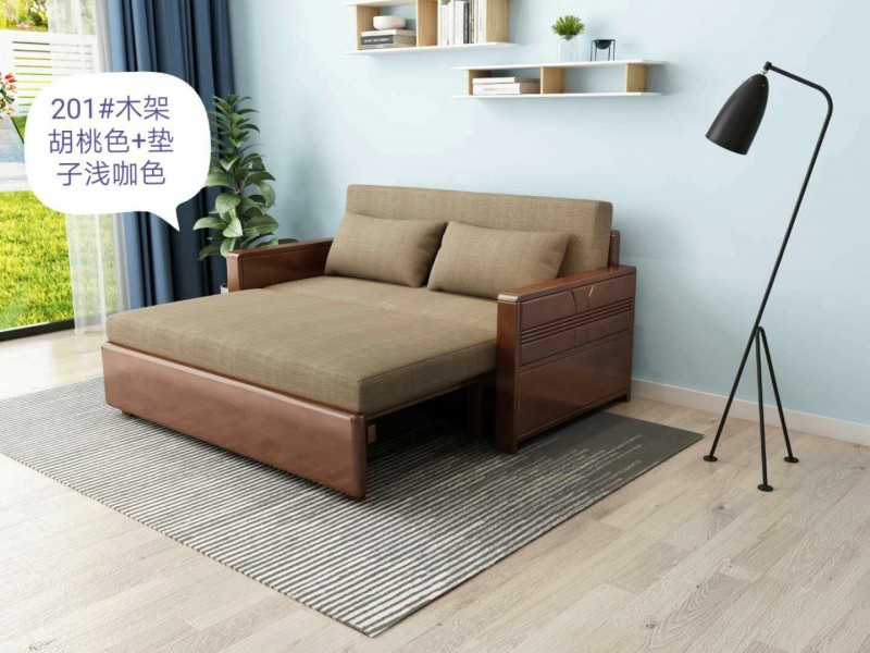 江西南康木公子沙發床9