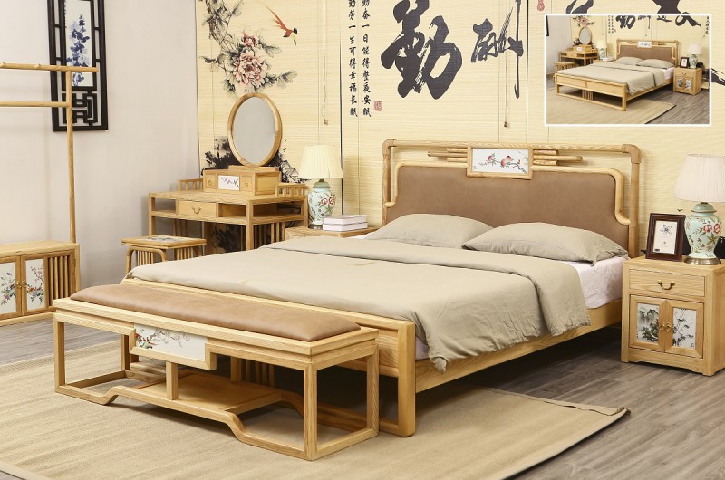 新中式禪意北美白蠟木家具24