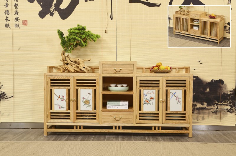 新中式禪意北美白蠟木家具22