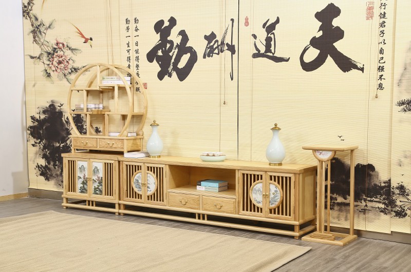 新中式禪意北美白蠟木家具17