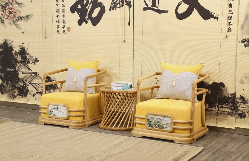 新中式禪意北美白蠟?zāi)炯揖?3