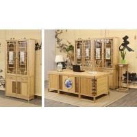 菲百年新中式禪意北美白蠟木家具10