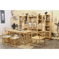 菲百年新中式禪意北美白蠟?zāi)炯揖?1