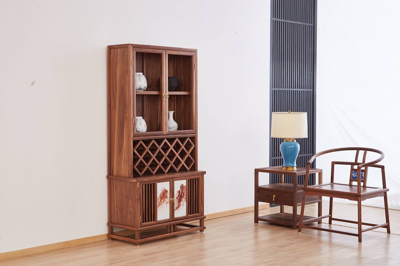 新中式禪意北美黑胡桃木家具11