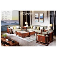時尚新中式家具，新中式實木套房廠家，大有時尚新中式家具品牌，藍天木業(yè)