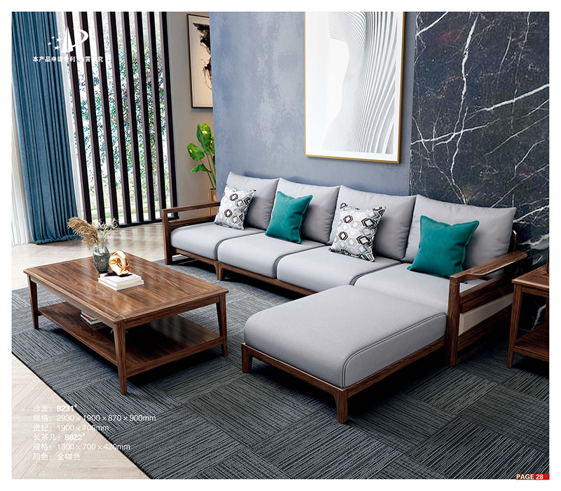 康寶居烏金木現代輕奢極簡家具產品26