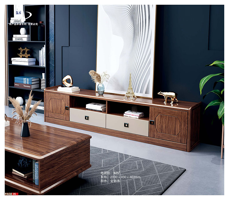 康寶居烏金木現代輕奢極簡家具產品33