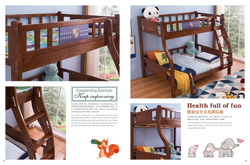 橡木/松木子母床7