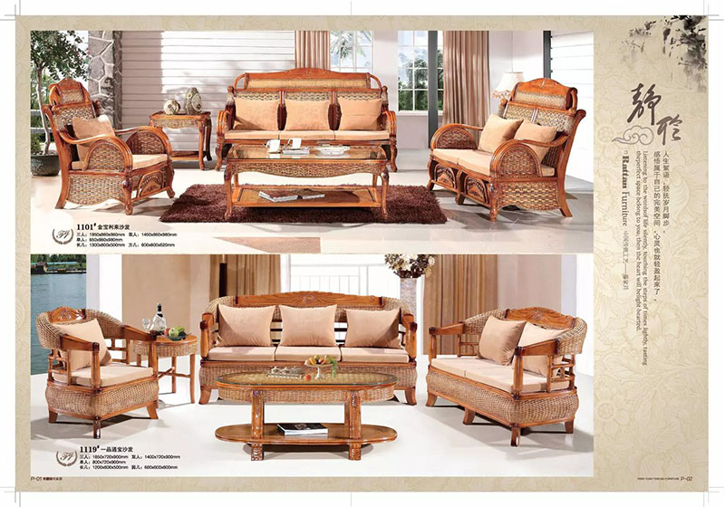 江西南康豐圓藤木家具產品1