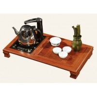 茶友軒603#花梨色實木茶盤