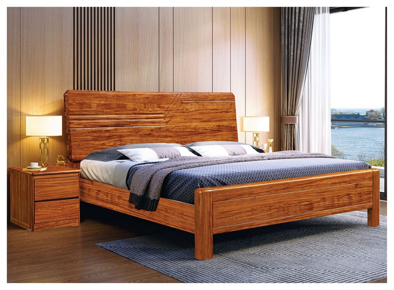 景晨烏金木床623A