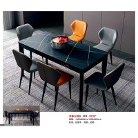 輕奢巖板家具，南康輕奢巖板餐桌椅廠家，盛裕軒家具，江西隨意家具有限公司