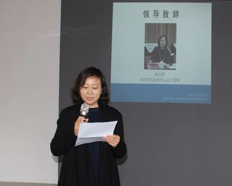 木材節約發展中心總工程師、國檢中心副主任姚玉萍