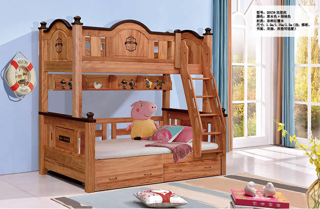 江西南康松鼠兄弟子母床家具36