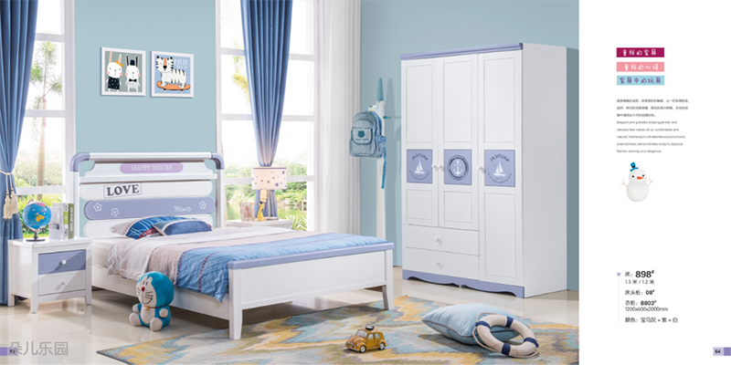 江西南康青少年兒童床29