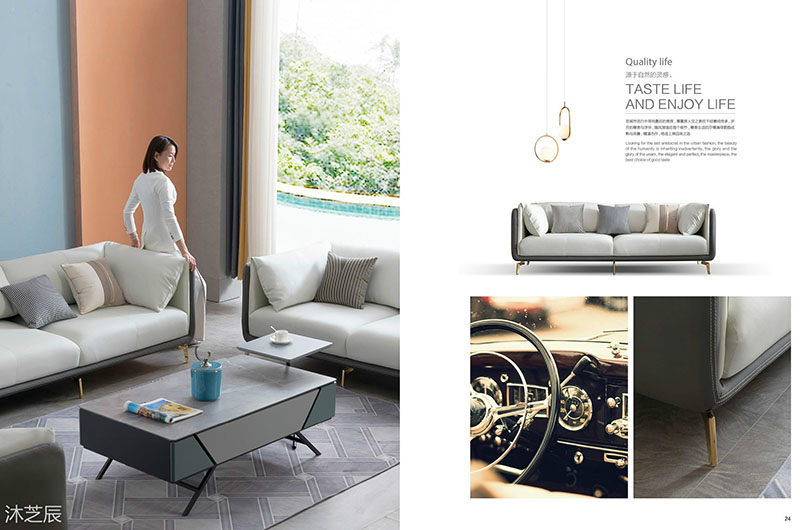 現代輕奢極簡沙發5