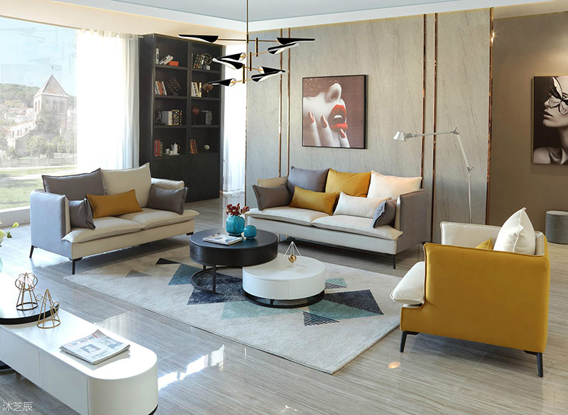 現代輕奢極簡沙發17