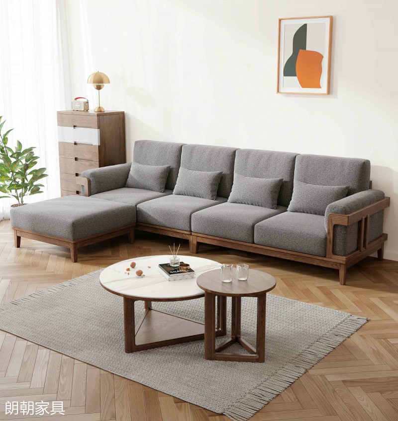 朗朝現(xiàn)代極簡白蠟木家具3