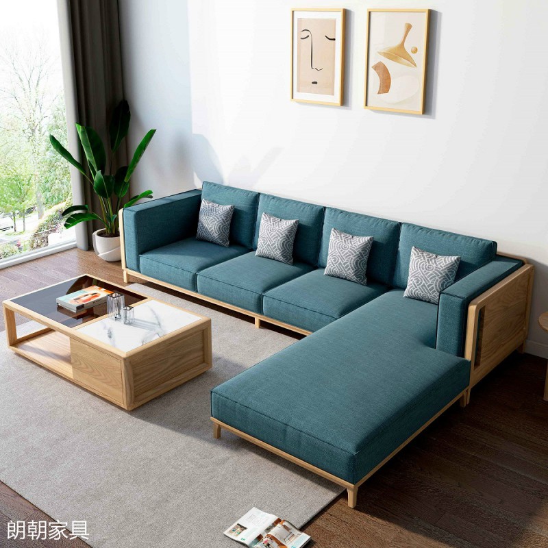 朗朝現(xiàn)代極簡白蠟木家具5