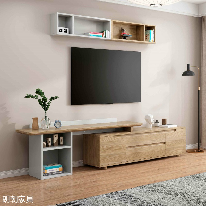 朗朝現(xiàn)代極簡白蠟木家具8