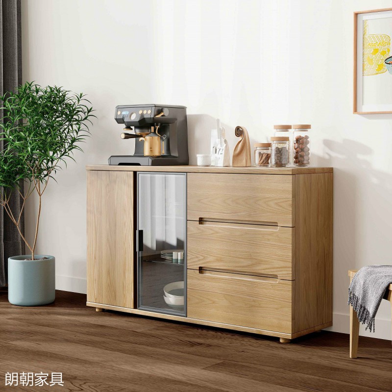 朗朝現(xiàn)代極簡白蠟木家具15