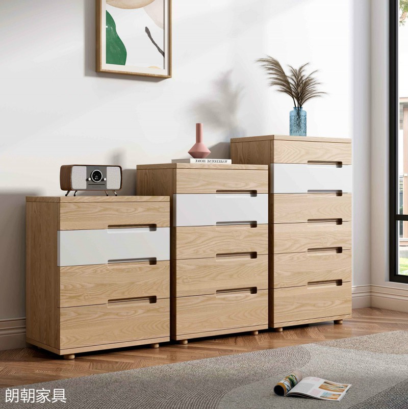 朗朝現(xiàn)代極簡白蠟木家具17