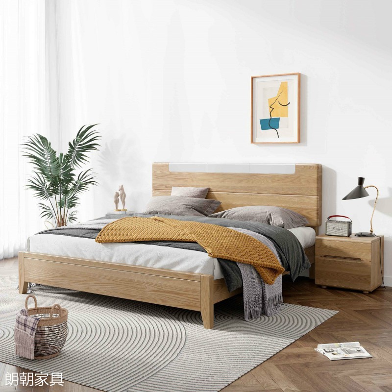 朗朝現(xiàn)代極簡白蠟木家具20