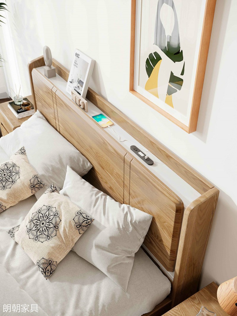 朗朝現(xiàn)代極簡白蠟木家具23