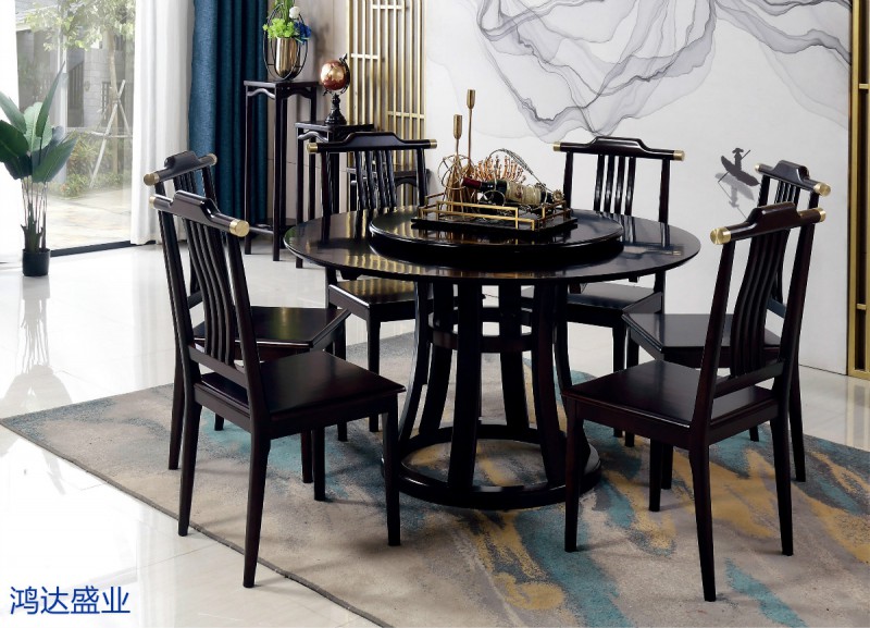 江西南康實木餐桌椅廠家2