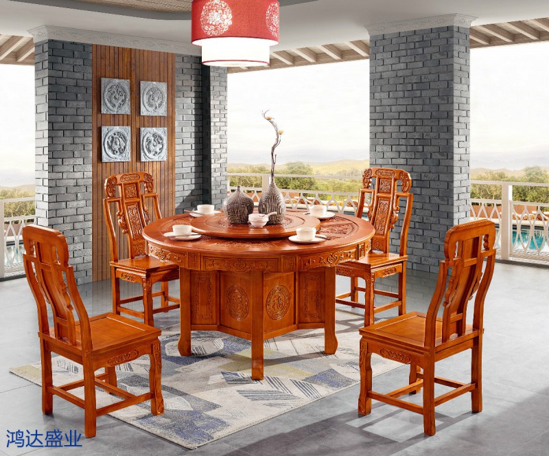 江西南康實木餐桌椅廠家4