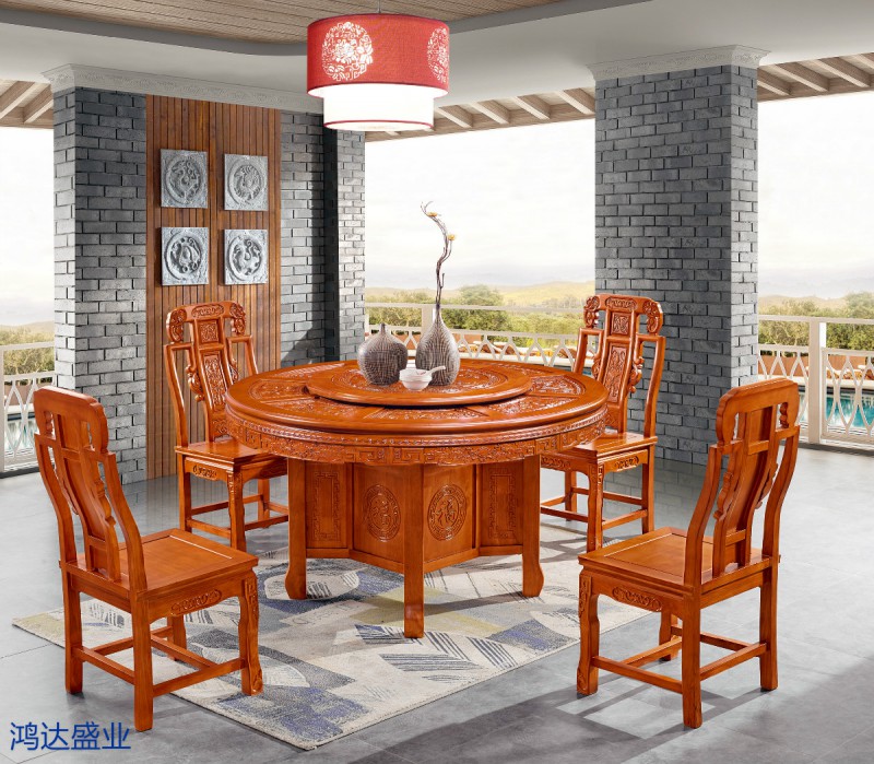 江西南康實木餐桌椅廠家6