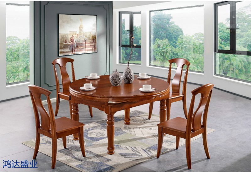 江西南康實木餐桌椅廠家7