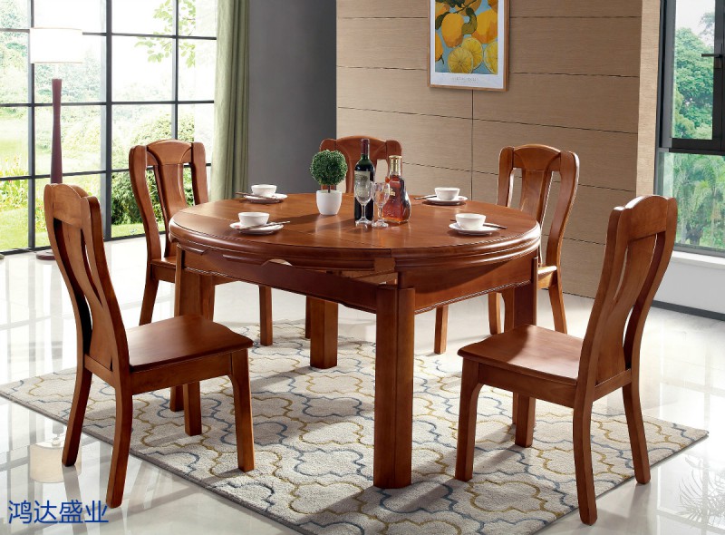 江西南康實木餐桌椅廠家9