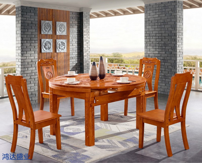 江西南康實木餐桌椅廠家10