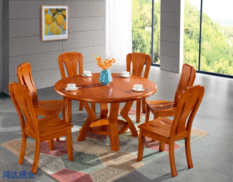 江西南康實木餐桌椅廠家16