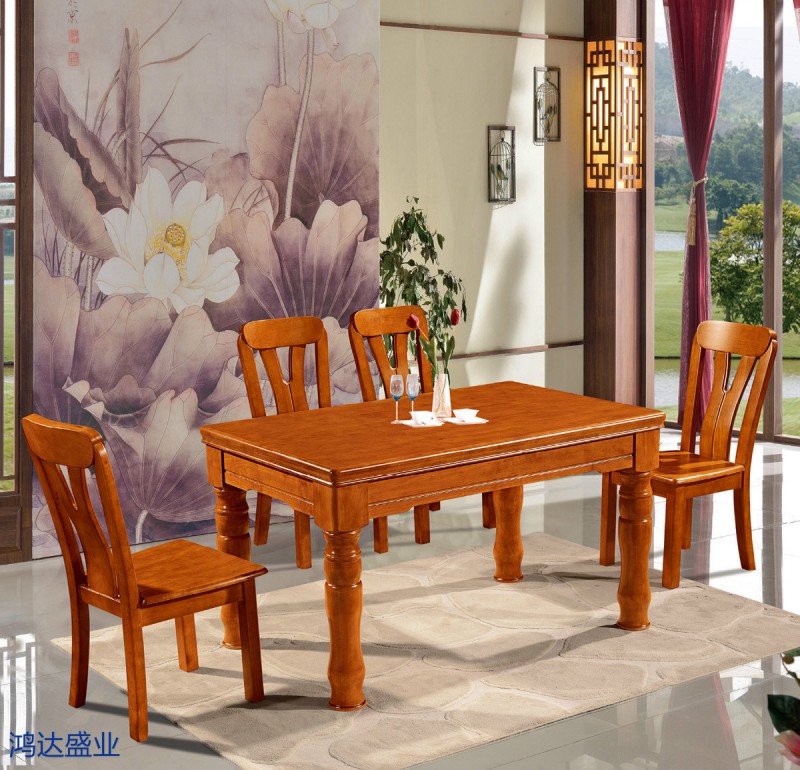 江西南康實木餐桌椅廠家25